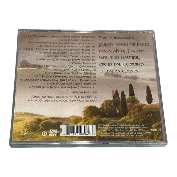 Tuscany: A Romantic Journey CD 2005 Avalon Records Puccini Verdi Mascagni - Picture 7 of 8